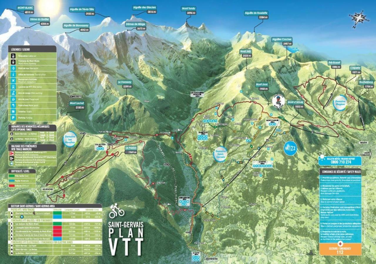 Appartement T2+Cabine Independante Au Depart Des Telecabines Saint-Gervais/Bettex/Mont D'Arbois Εξωτερικό φωτογραφία